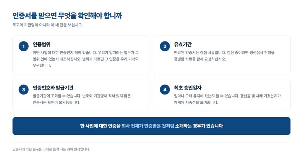 안전보건경영시스템 인증